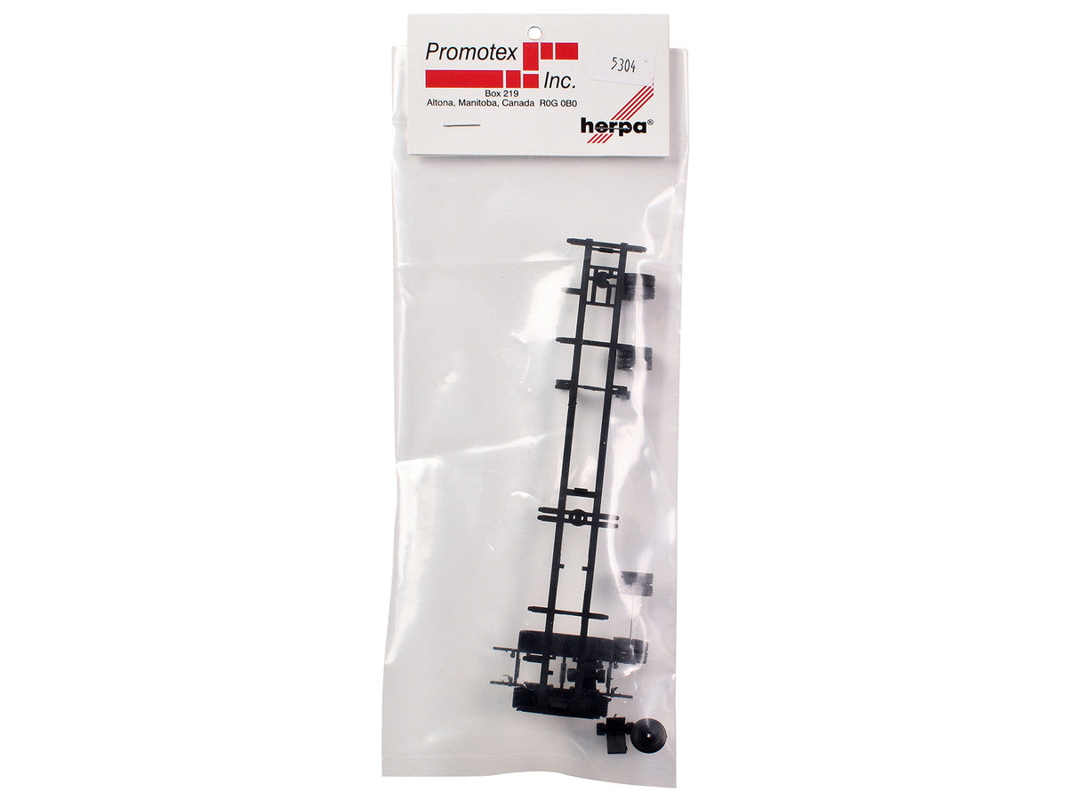 Container Chassis for 2-Axle 48ft Trailer 1/87 (HO) Plastic Model by Promotex-2