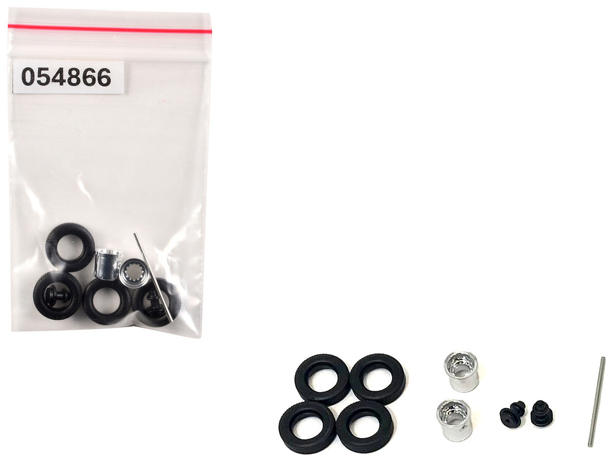 Rear Hypoid Wheelset Chrome 1/87 (HO) Plastic Model by Promotex-2