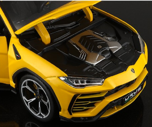 Lamborghini Urus Yellow 1/18 Diecast Model Car by Bburago-3