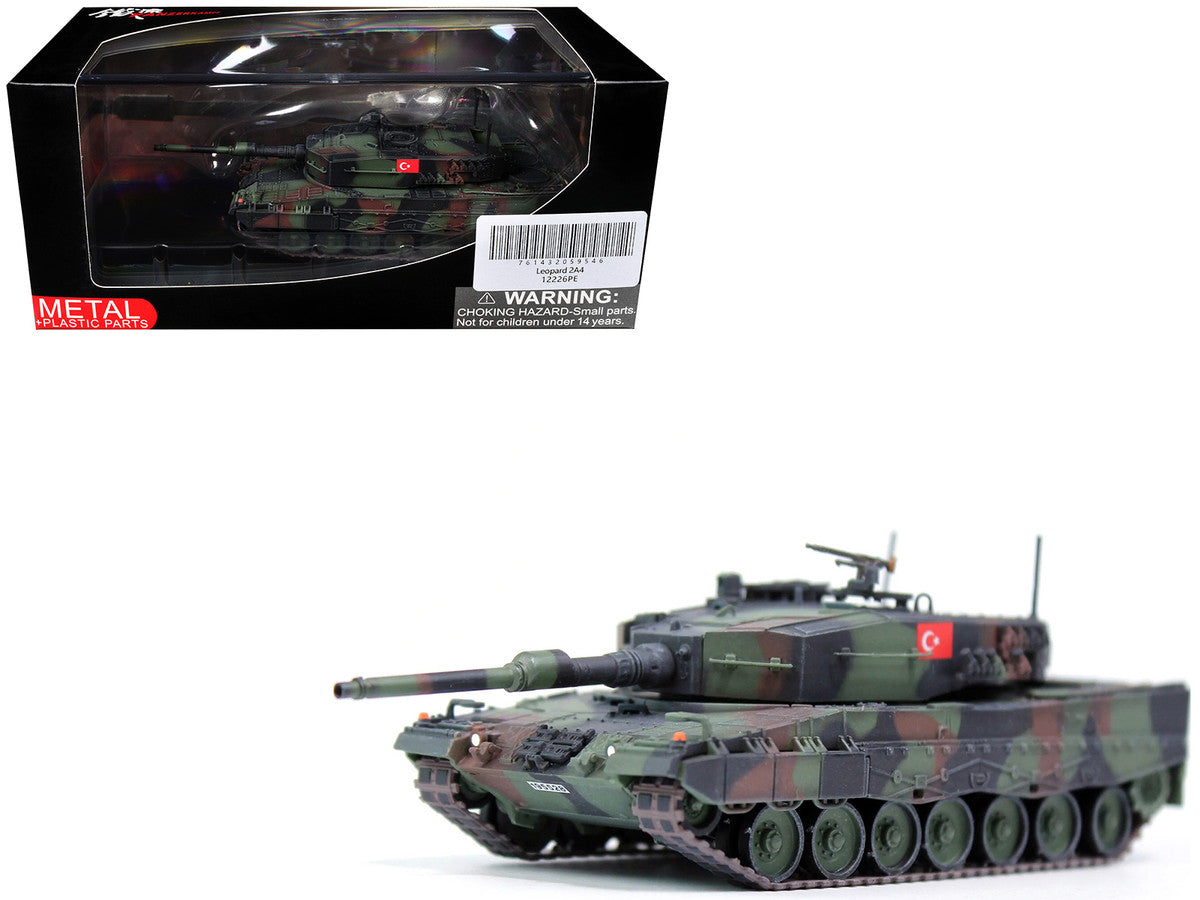 Leopard 2A4 Main Battle Tank "2nd Cavalry Armoured Brigade Turkey-Syria Border" (2016) Turkish Army "Armor Premium" Series 1/72 Diecast Model by Panzerkampf-4