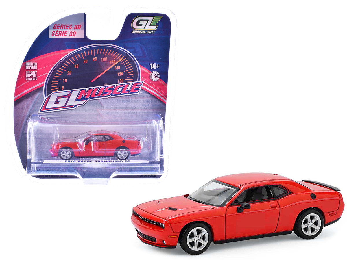 2016 Dodge Challenger RT Torred "GreenLight Muscle" Series 30 1/64 Diecast Model Car by Greenlight-4
