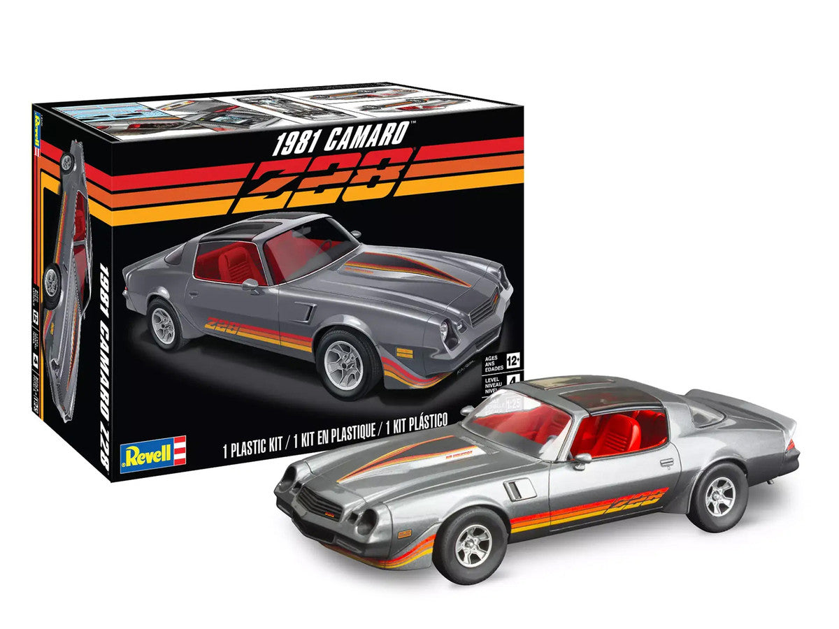Level 4 Model Kit 1981 Chevrolet Camaro Z/28 1/25 Scale Model by Revell-4