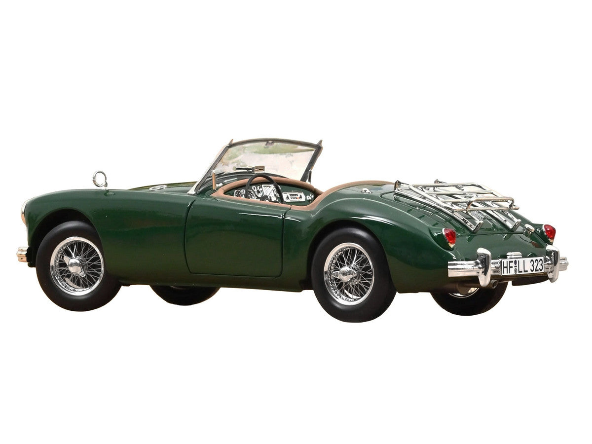 1955 MG MGA Cabriolet British Racing Green 1/18 Diecast Model Car by Norev-4