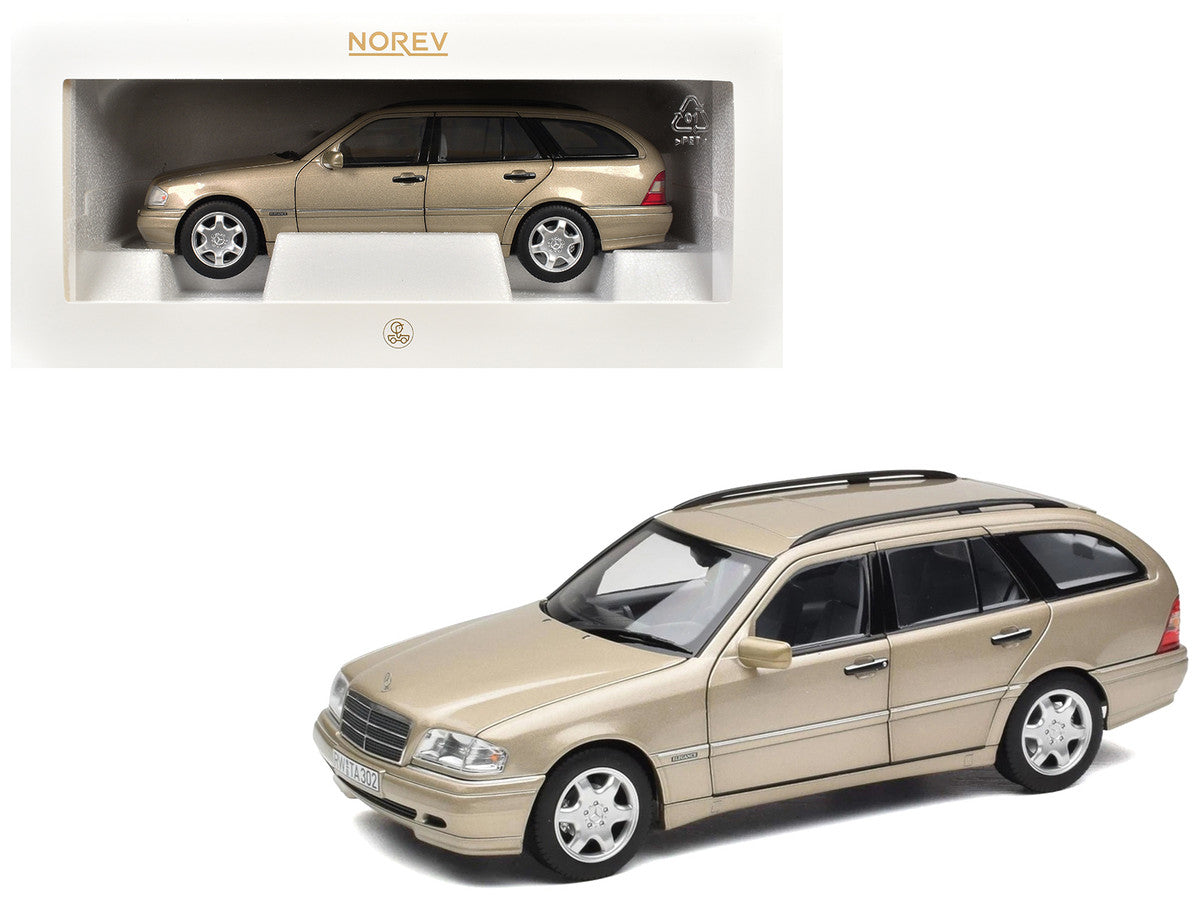 1997 Mercedes-Benz C-Class T-Model Smoke Silver Metallic 1/18 Diecast Model Car by Norev-4
