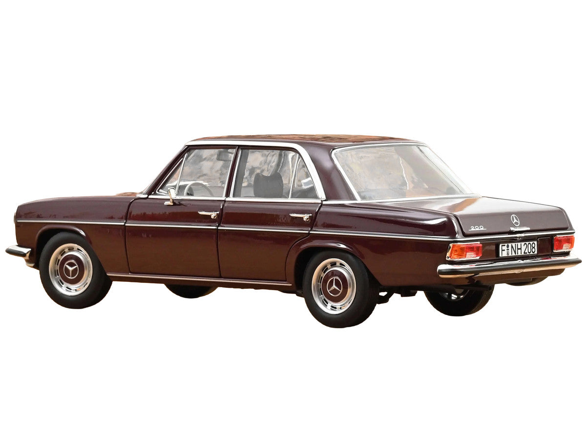 1968 Mercedes-Benz 200 Dark Red Brown 1/18 Diecast Model Car by Norev-4