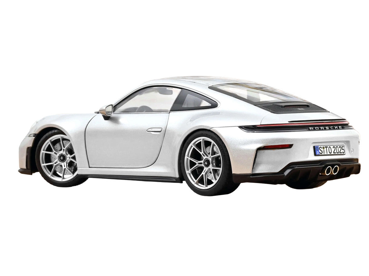 2025 Porsche 911 GT3 Touring GT Silver Metallic 1/18 Diecast Model Car by Norev-4