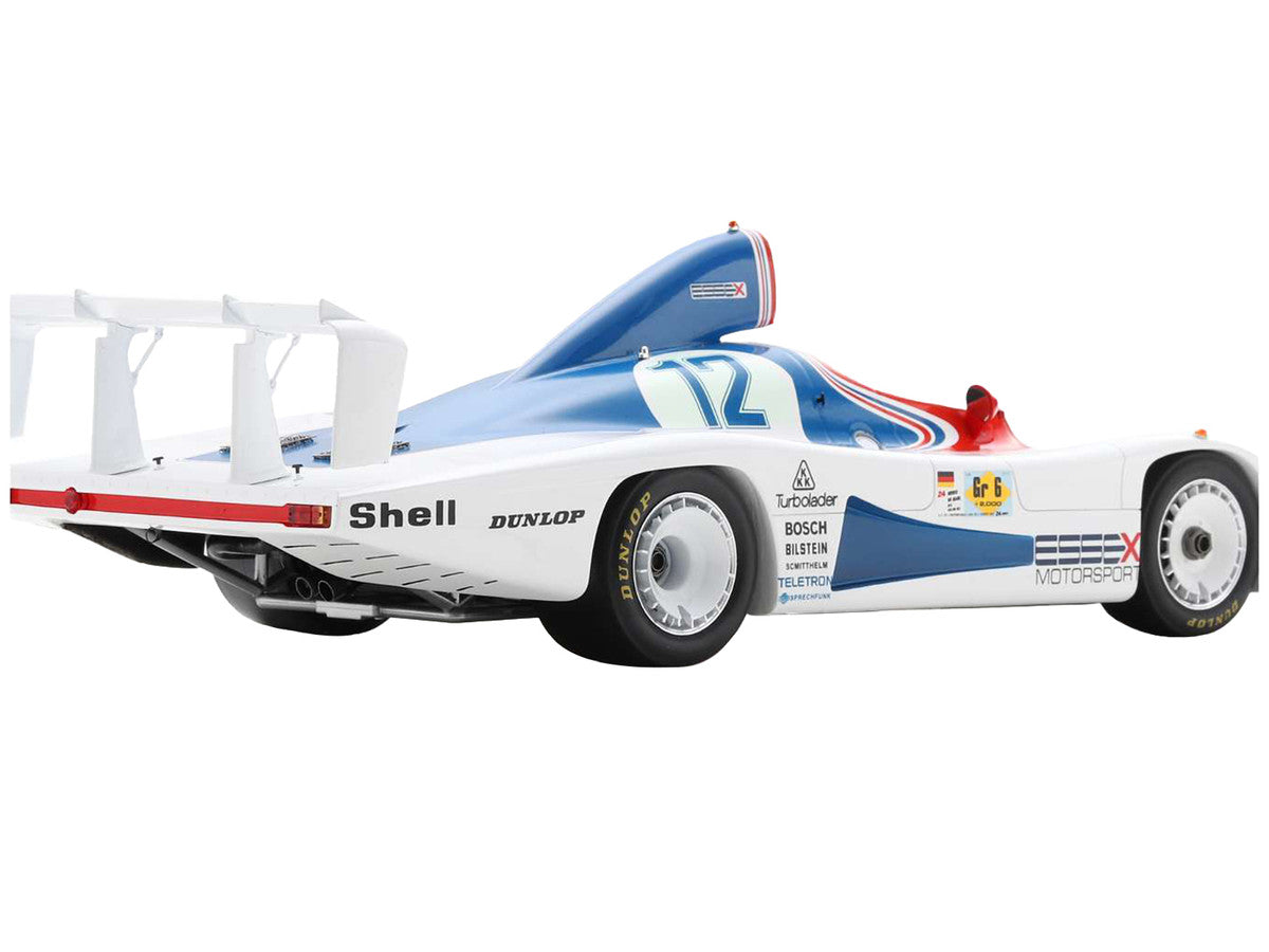 Porsche 936 #12 Jacky Ickx - Brian Redman "Essex Motorsport Porsche" "24 Hours of Le Mans" (1979) with Acrylic Display Case 1/18 Model Car by Spark-3