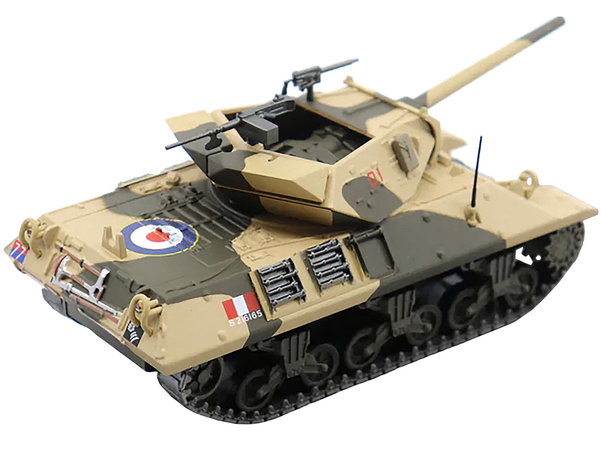 M10 Tank Destroyer D1 #77 "U.S.A. 72nd Anti-Tank Regiment 6th Armored Division Italy August 1944" 1/43 Diecast Model by AFVs of WWII-2