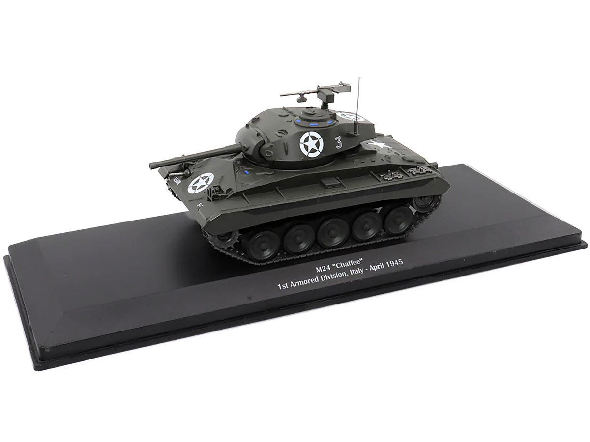 M24 "Chaffee" Tank #3 "U.S.A. 1st Armored Division Italy April 1945" 1/43 Diecast Model by AFVs of WWII-4