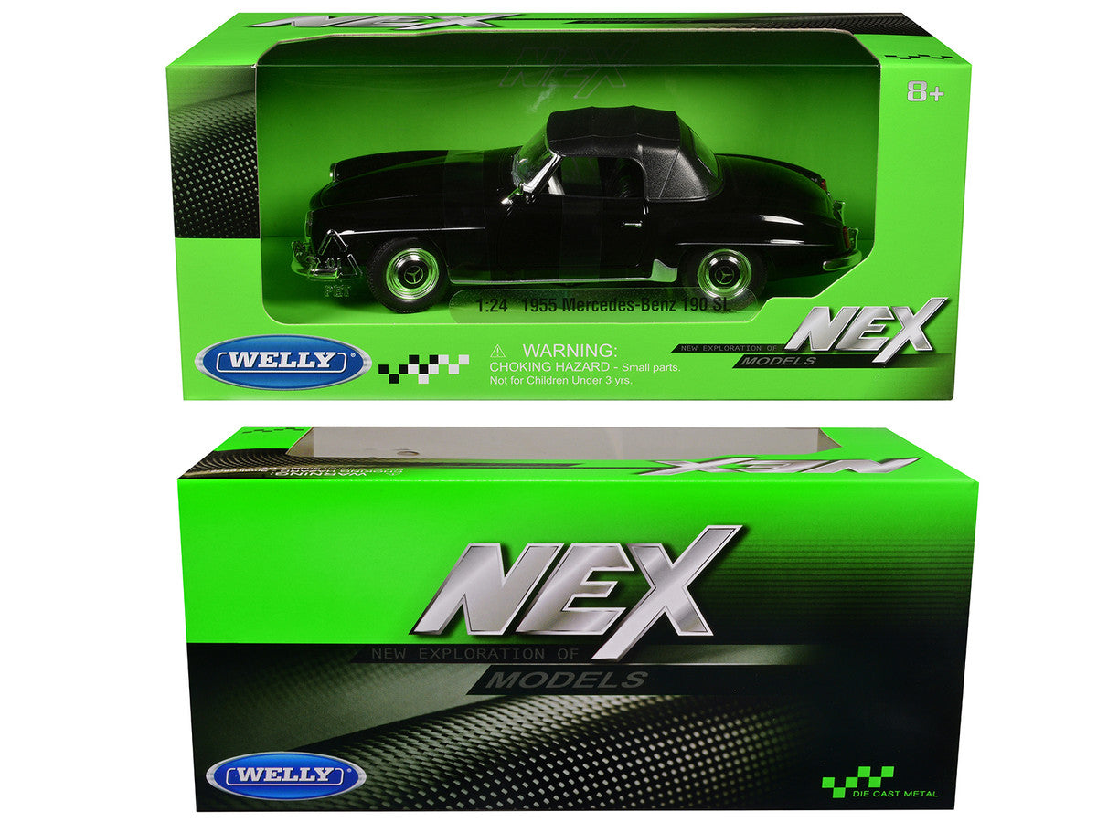 1963 Mercedes-Benz 600 Black "NEX Models" Series 1/24 Diecast Model Car by Welly-2