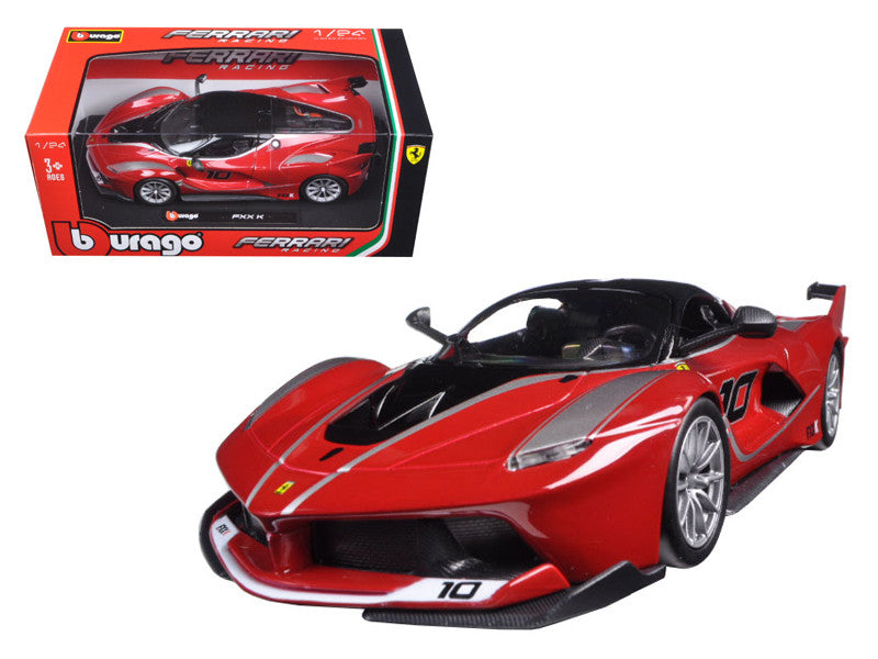 Ferrari Racing FXX-K #10 Red 1/24 Diecast Model Car by Bburago-0