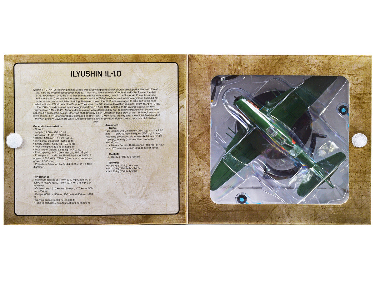 Ilyushin IL-10 Ground Attack Aircraft (USSR 1944) 1/72 Diecast Model by Warbirds of WWII-4