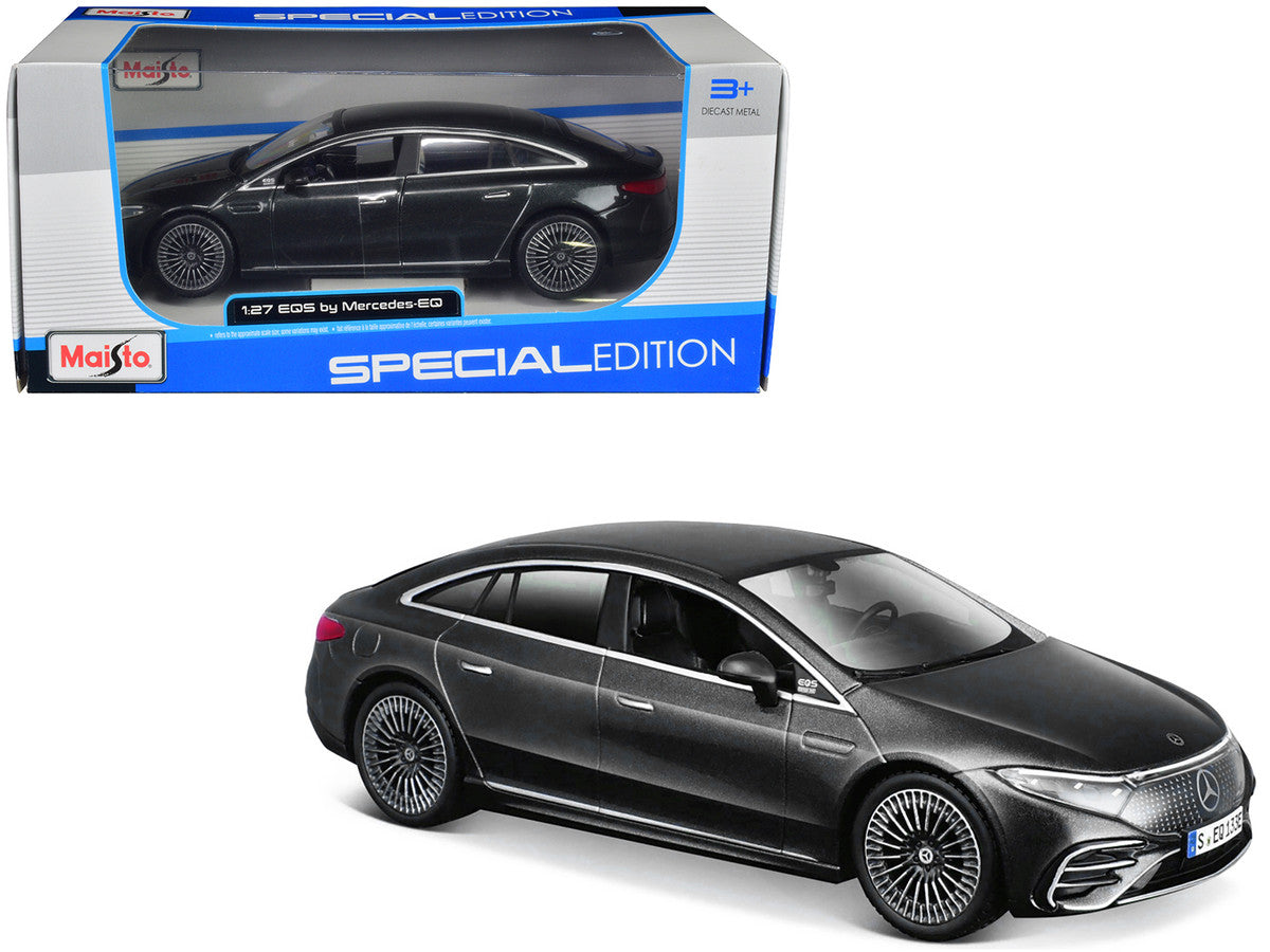 Mercedes-Benz EQS Gray Metallic "Special Edition" Series 1/27 Diecast Model Car by Maisto-0