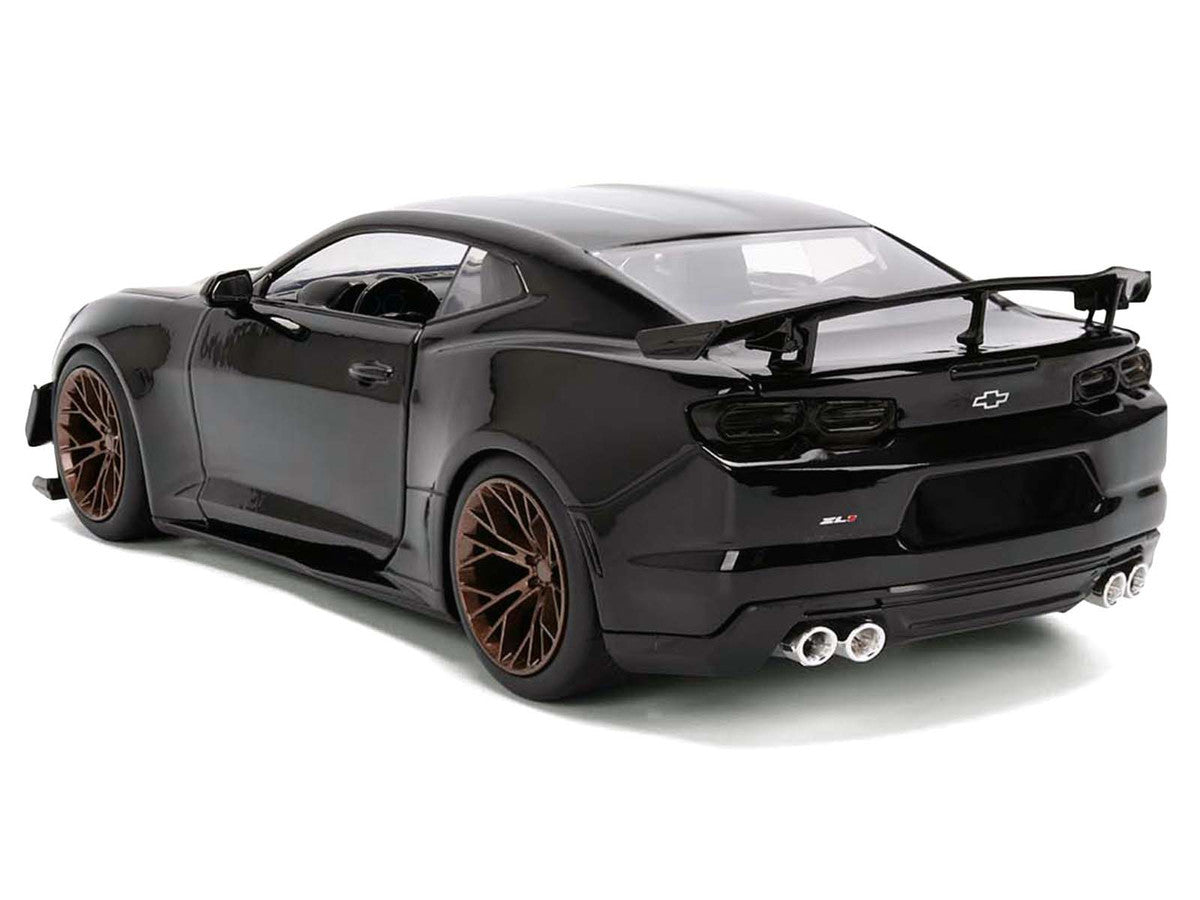 2024 Chevrolet Camaro ZL1 1LE Black "Fast X" (2023) Movie "Fast & Furious 25th Anniversary" Series 1/24 Diecast Model Car by Jada-4