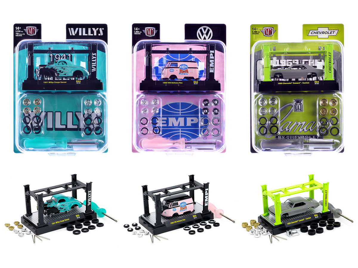 Model Kit 3 piece Car Set Release 84 Limited Edition to 6000 pieces Worldwide 1/64 Diecast Model Cars by M2 Machines-2
