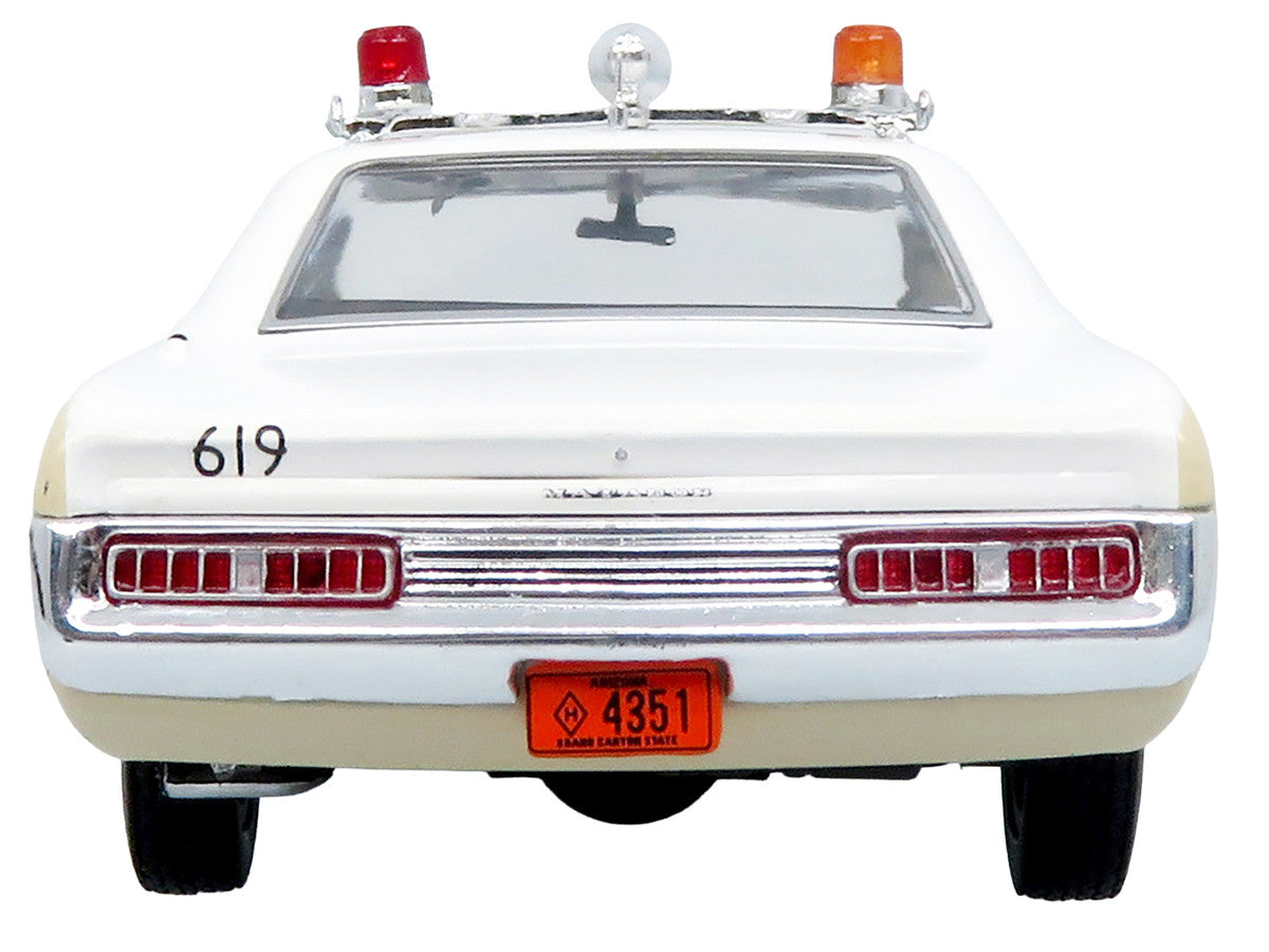 1972 AMC Matador Police Car "Phoenix Police Department" White and Beige 1/43 Diecast Model by Iconic Replicas-4