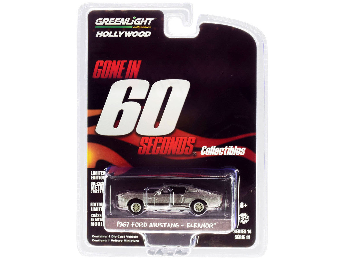1967 Ford Mustang Custom "Eleanor" "Gone in 60 Sixty Seconds" (2000) Movie 1/64 Diecast Car Model by Greenlight-2