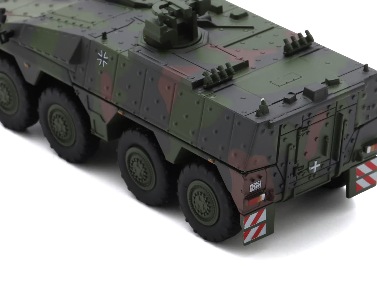 Tpz. Tank Boxer "German Army" Green Camouflage 1/87 (HO) Scale Diecast Model Car by Schuco-4