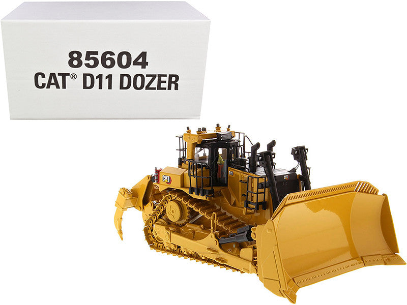 CAT Caterpillar D11 Fusion Track-Type Tractor Dozer with Operator "High Line" Series 1/50 Diecast Model by Diecast Masters-0