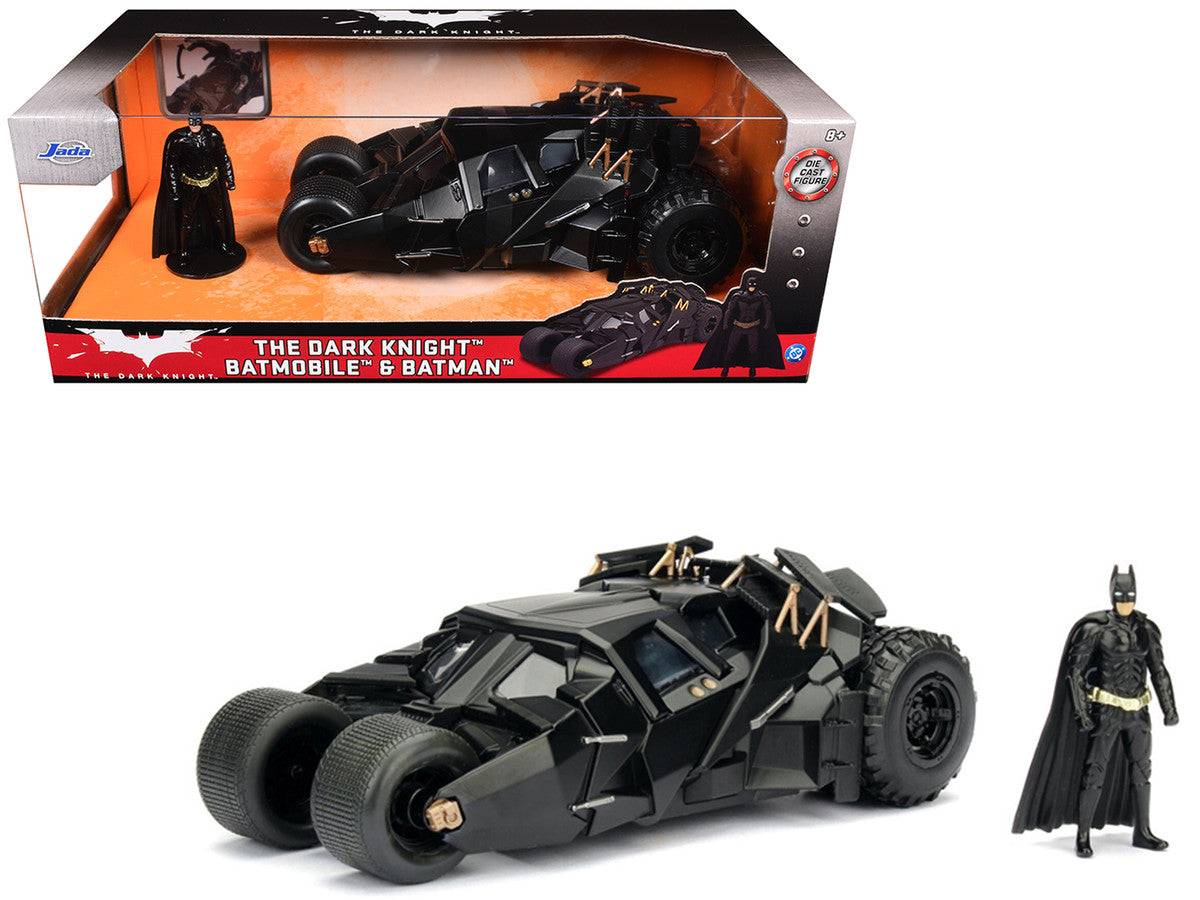 2008 "The Dark Knight" Tumbler Batmobile with Batman Diecast Figurine 1/24 Diecast Model Car by Jada-3