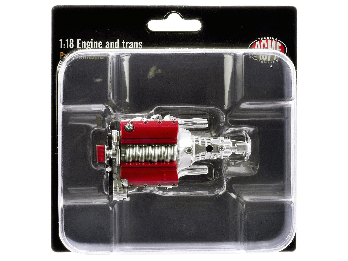 LS3 Engine & Transmission Replica from "1967 Chevrolet C-10 Custom" 1/18 Model by ACME-2