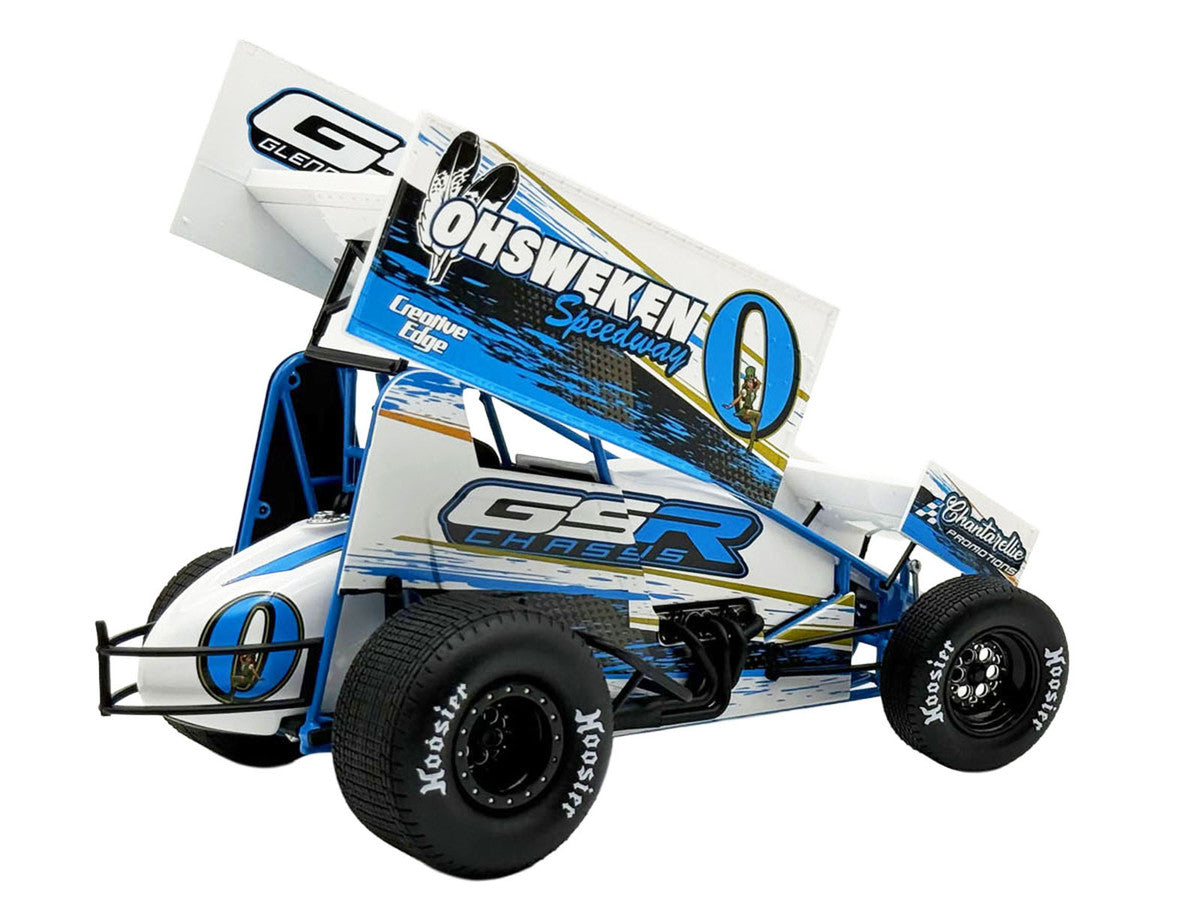 Winged Sprint Car #0 Glenn Styres "GSR Chassis - Ohsweken Speedway" (2026) 1/18 Diecast Model Car by ACME-4