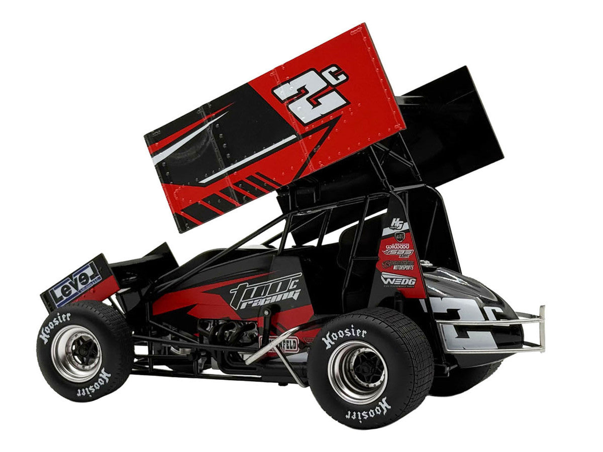 Winged Sprint Car #2C Cole Macedo "Two C Racing" (2026) 1/18 Diecast Model Car by ACME-4
