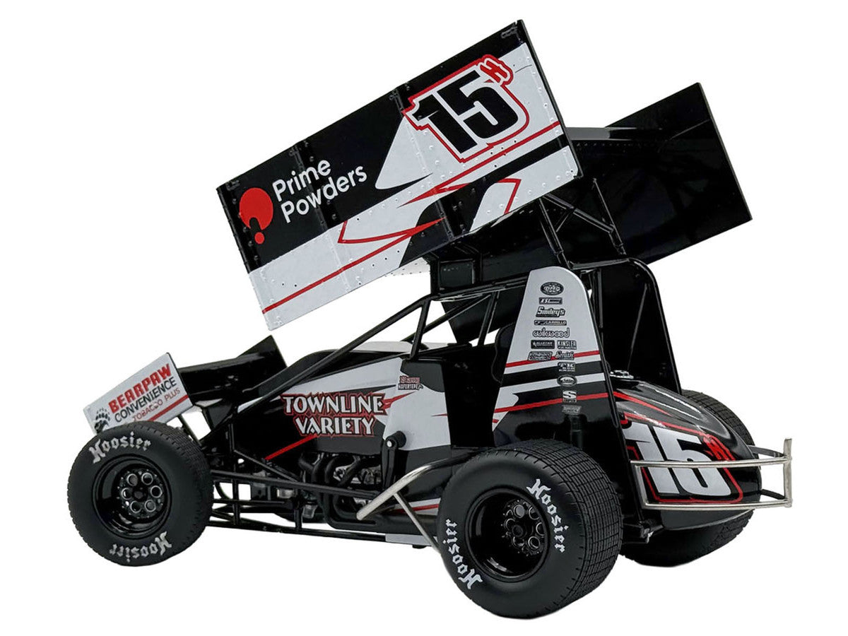 Winged Sprint Car #15H Sam Hafertepe "Townline Variety - Prime Powders" (2026) 1/18 Diecast Model Car by ACME-4