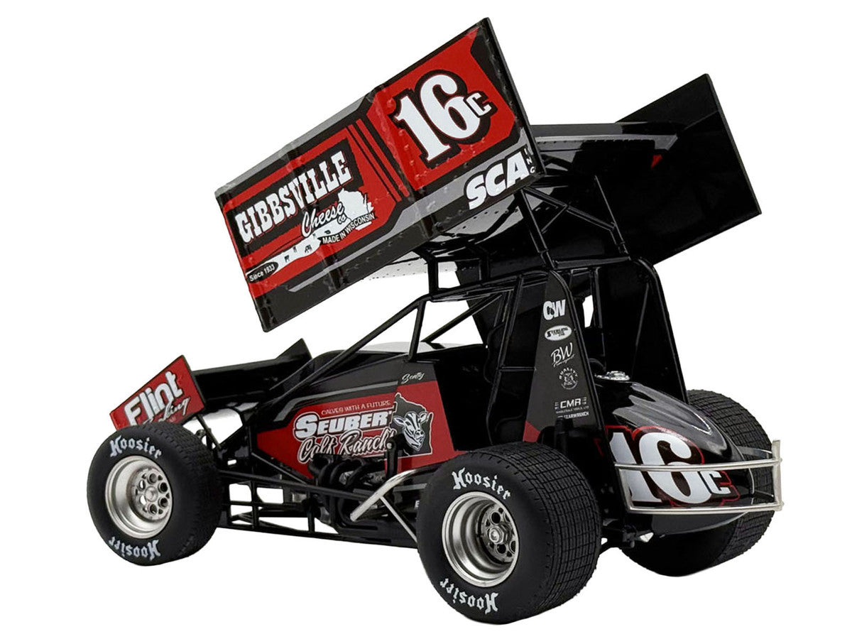 Winged Sprint Car #16C Scotty Thiel "Greg Wheeler Motorsports - Seubert Calf Ranches" (2026) 1/18 Diecast Model Car by ACME-4
