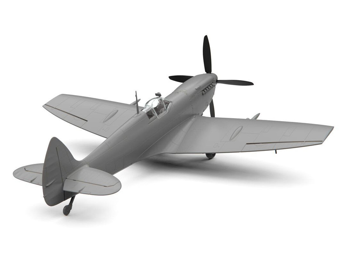 Level 2 Model Kit Supermarine Spitfire Mk.IXe Fighter Aircraft with 3 Scheme Options 1/48 Plastic Model Kit by Airfix-4