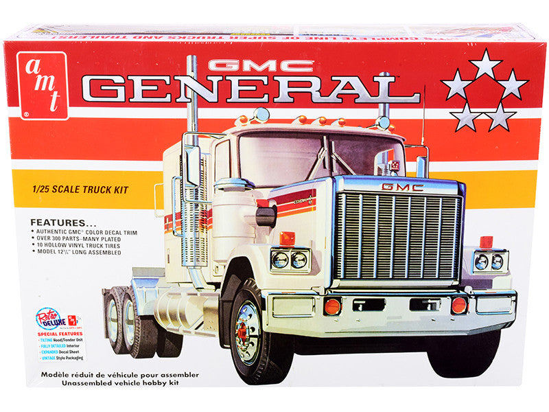 Skill 3 Model Kit GMC General Truck Tractor 1/25 Scale Model by AMT-0