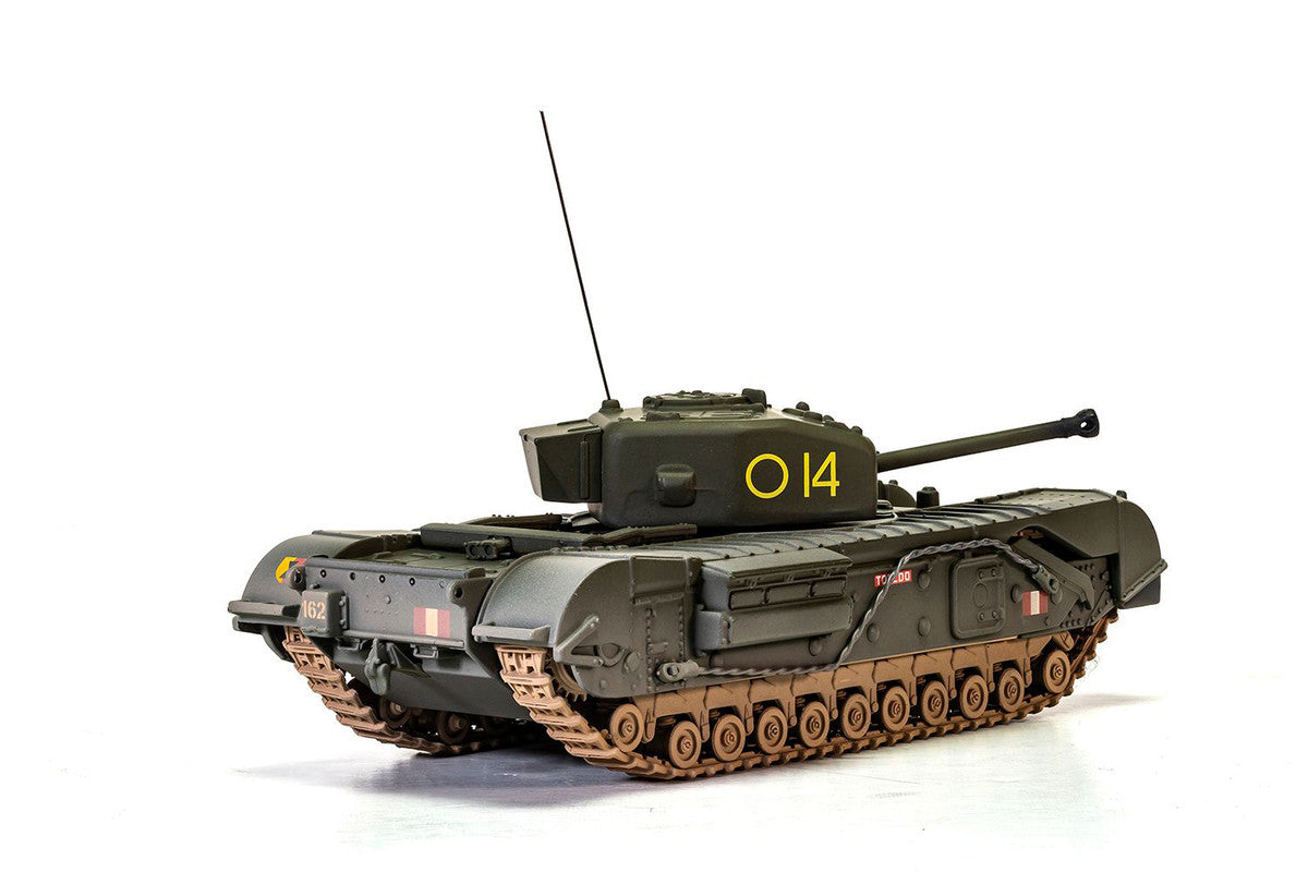 Churchill Mk.IV Tank "'To Catch a Tiger' 'Toledo' C Squadron 14 Troop 21st Army Tank Brigade Tunisia" (1943) British Royal Army "Military Legends" Series 1/50 Diecast Model by Corgi-3