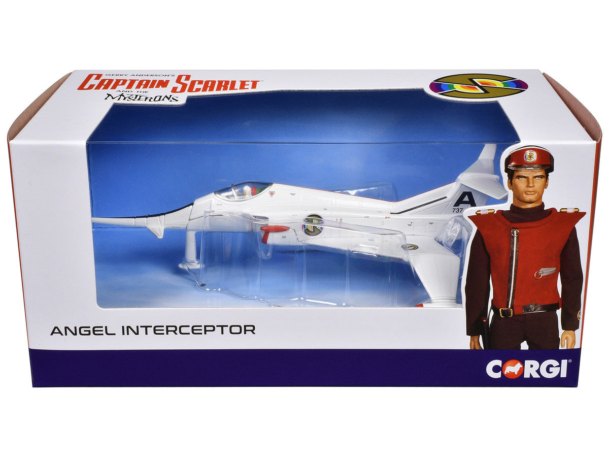 Angel Interceptor Aircraft "World Army Air Force" White "Captain Scarlet and the Mysterons" (1967-1968) TV Series Diecast Model by Corgi-2