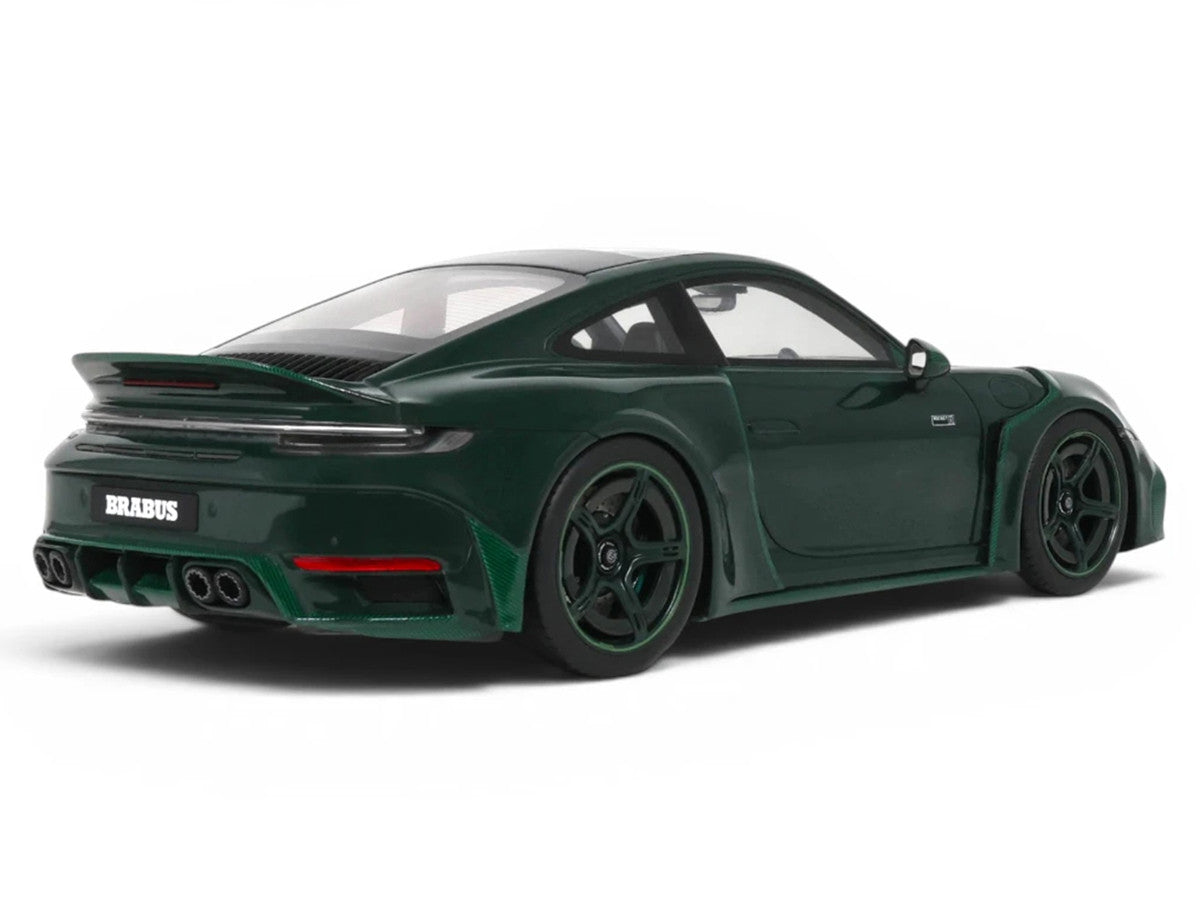 2024 Brabus 900 Rocket-R Green Metallic with Green Carbon Hood 1/18 Model Car by GT Spirit-4