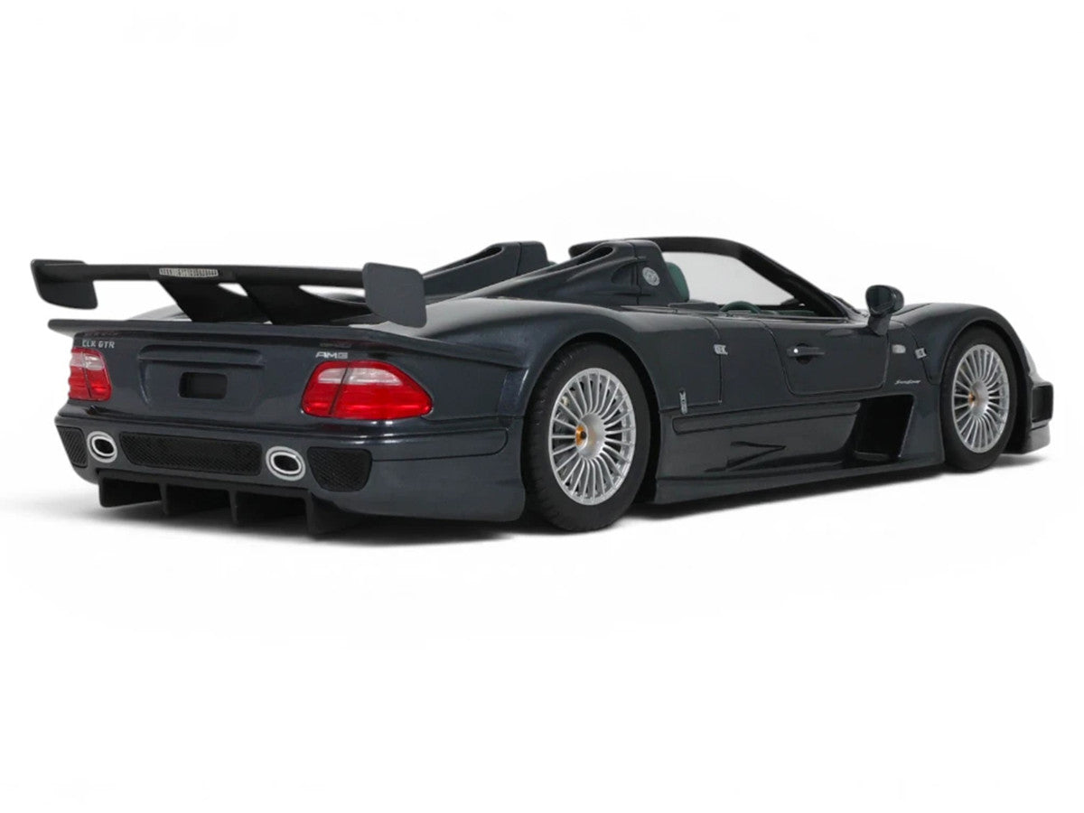 1999 Mercedes-Benz AMG CLK-GTR Roadster Gray Metallic 1/18 Model Car by GT Spirit-4