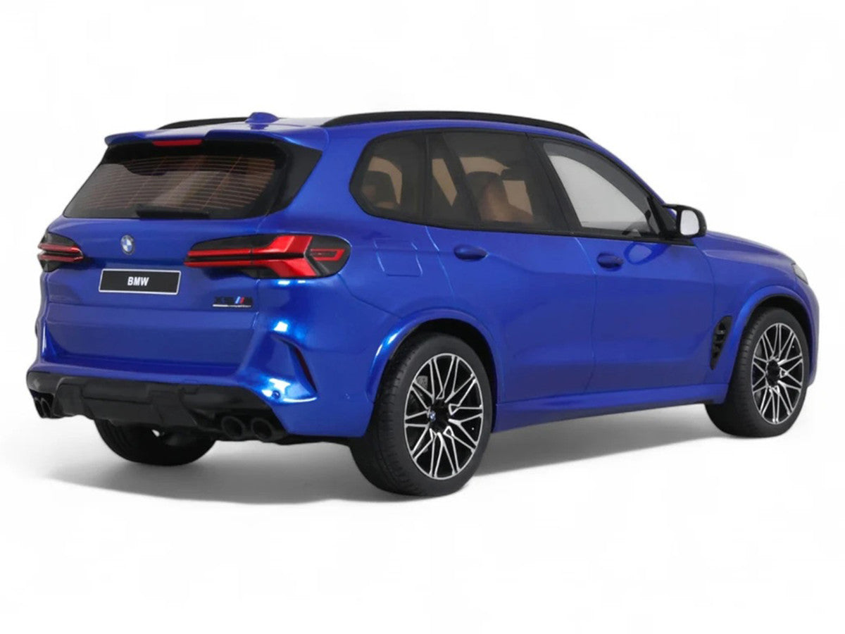 2023 BMW X5 M Competition Blue Metallic with Black Top 1/18 Model Car by GT Spirit-4
