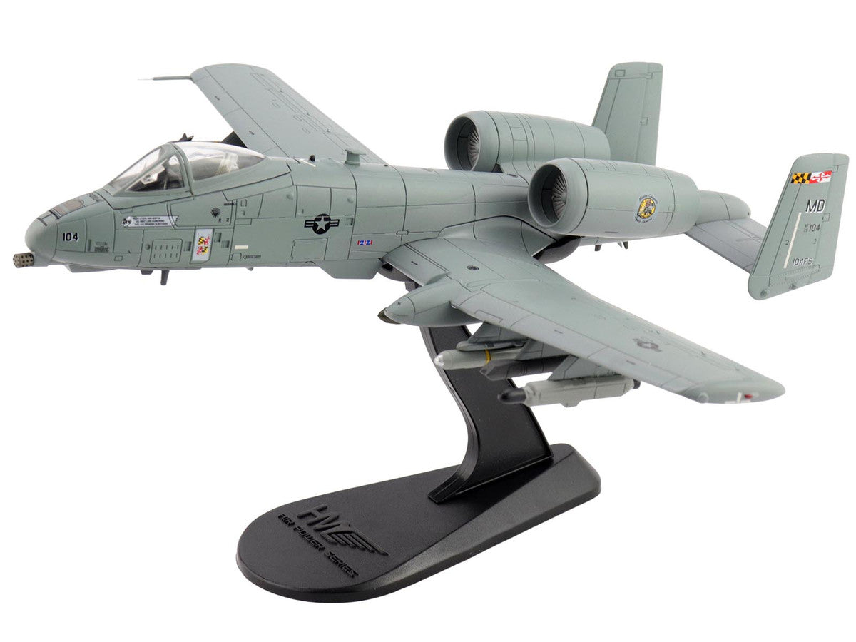 Fairchild Republic A-10C Thunderbolt II Attack Aircraft "80-0283 Maryland Farewell 104 FS Maryland ANG" (2025) United States Air Force "Air Power Series" 1/72 Diecast Model by Hobby Master-4