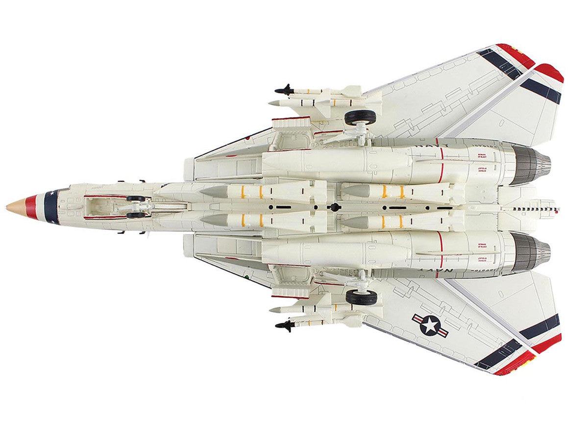Grumman F-14A Tomcat Fighter Aircraft "Bicentennial Scheme VF-124" (1976) United States Navy "Air Power Series" 1/72 Diecast Model by Hobby Master-4