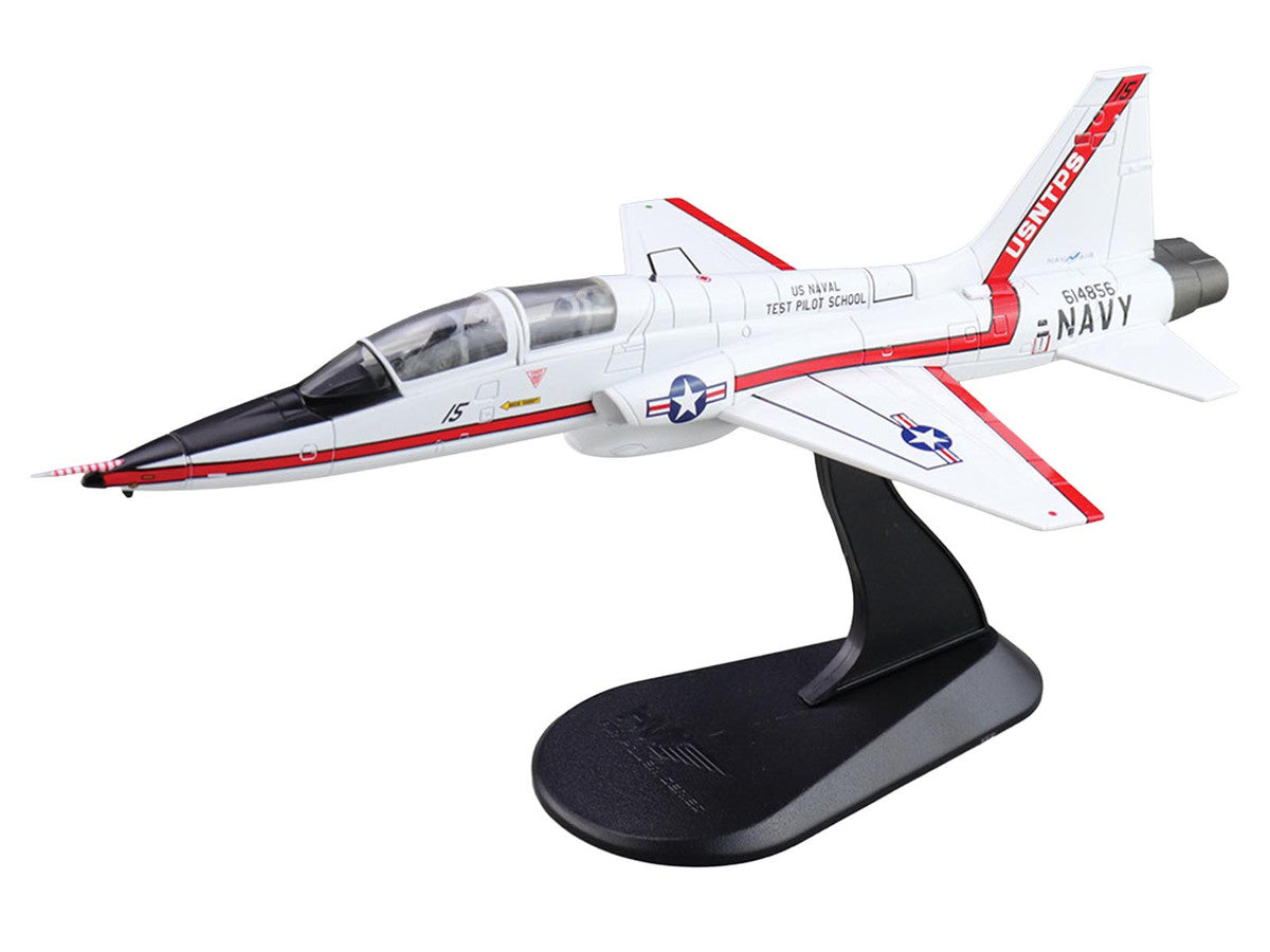 Northrop T-38A Talon Aircraft "61-0856 United States Naval Test Pilot School NAS Patuxent River NASA" (2005) United States Navy "Air Power Series" 1/72 Diecast Model by Hobby Master-4