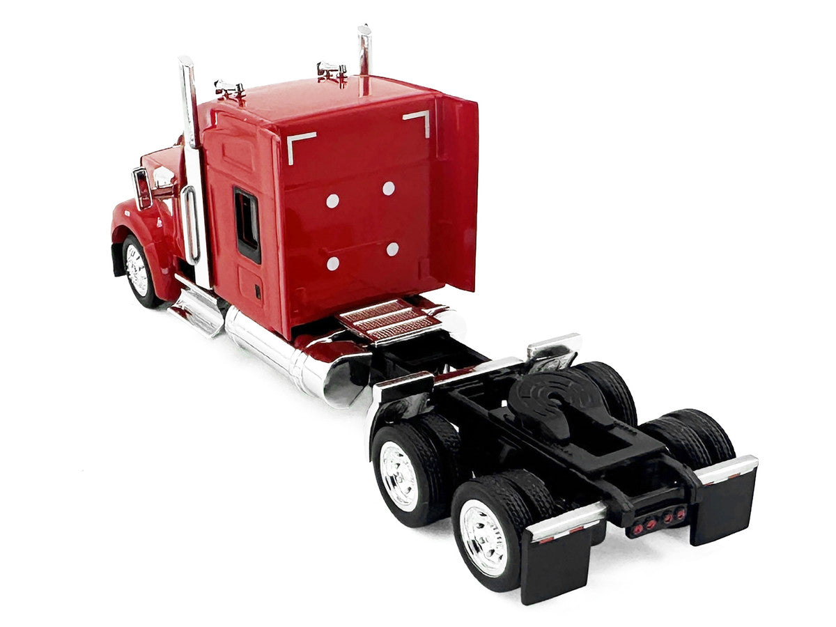 Kenworth W990 with Stand Up Sleeper Cab Red 1/87 (HO) Plastic Model Car by HO Logistics-3