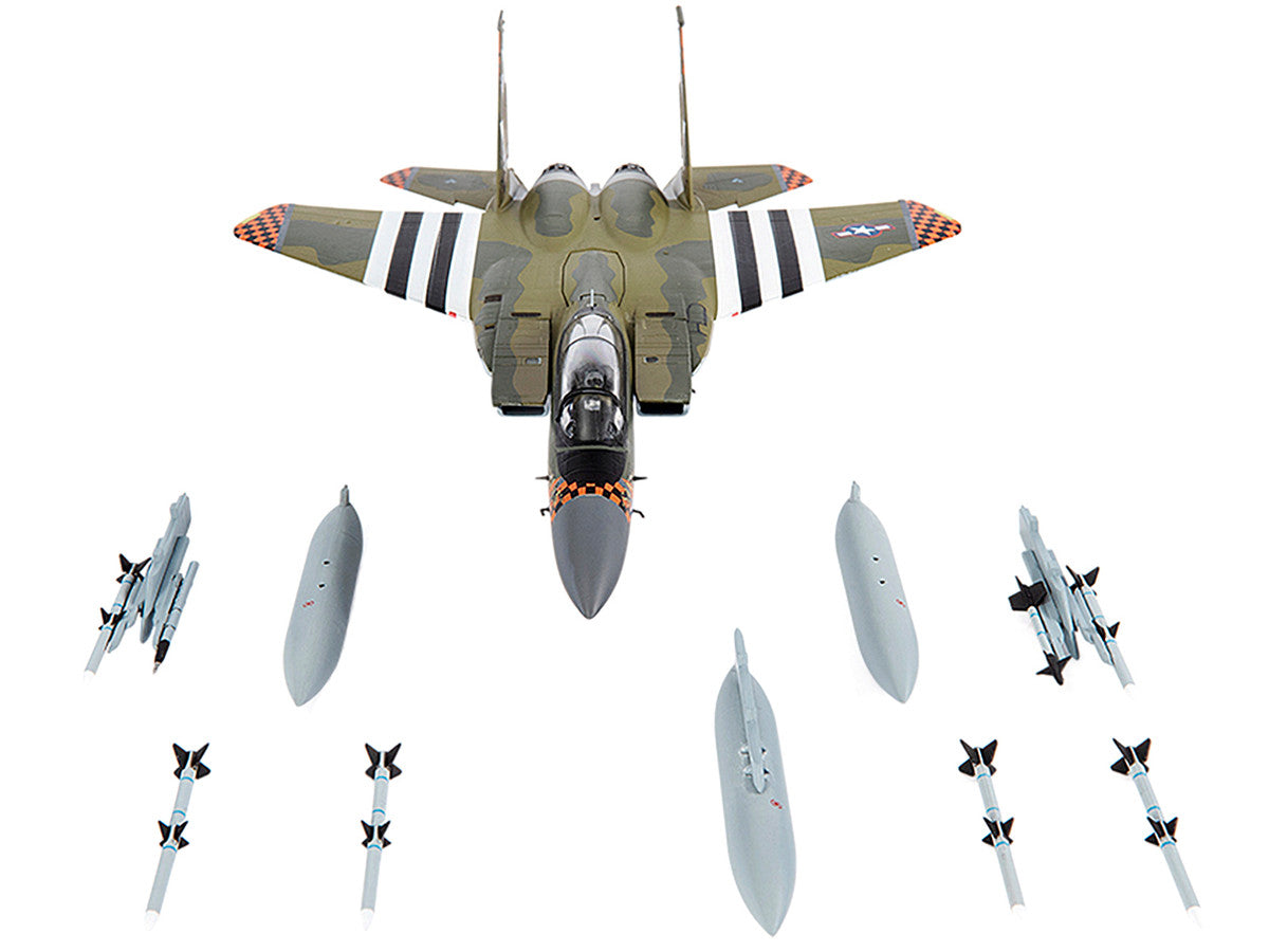McDonnell Douglas F-15C Eagle Fighter Plane "U.S. ANG 173rd Fighter Wing" (2020) 1/72 Diecast Model by JC Wings-4