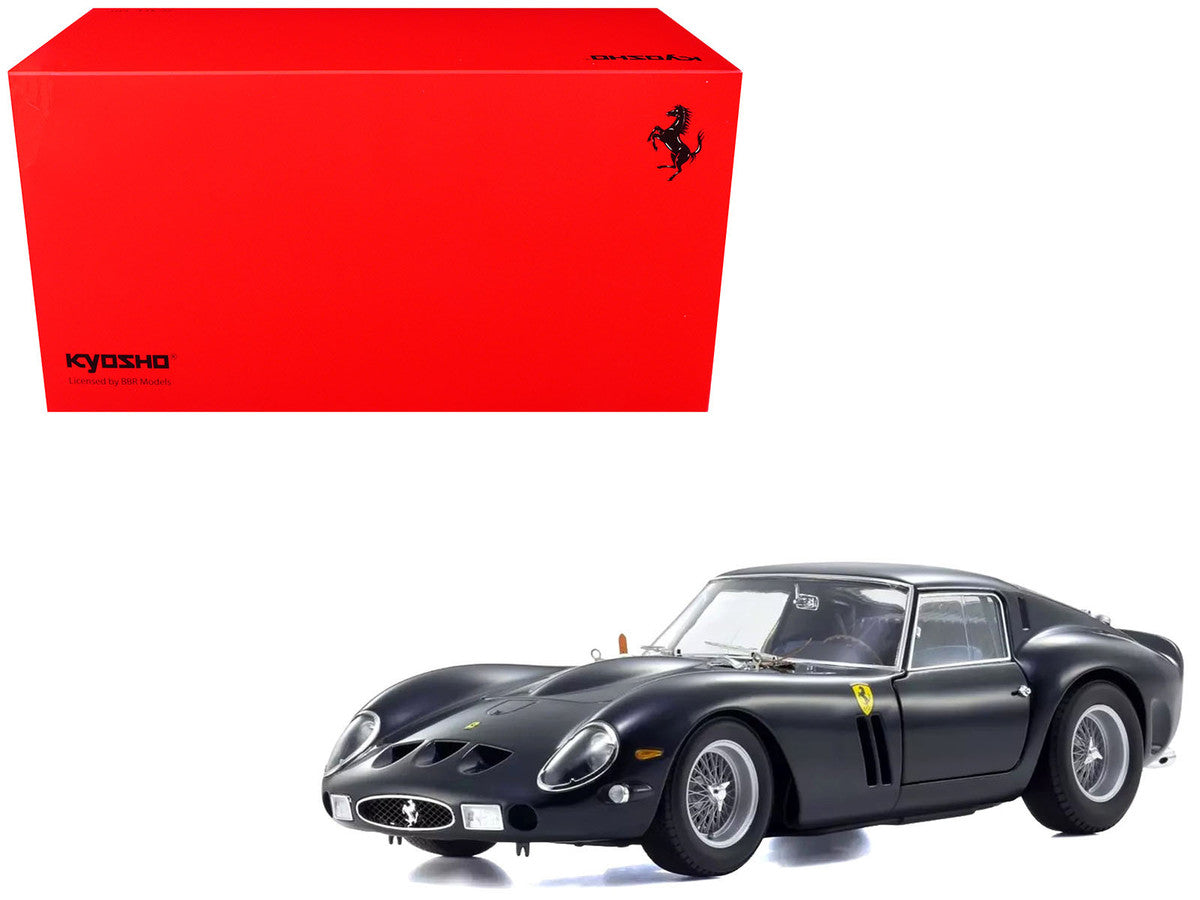 Ferrari 250 GTO Dark Blue Metallic 1/18 Diecast Model Car by Kyosho-4