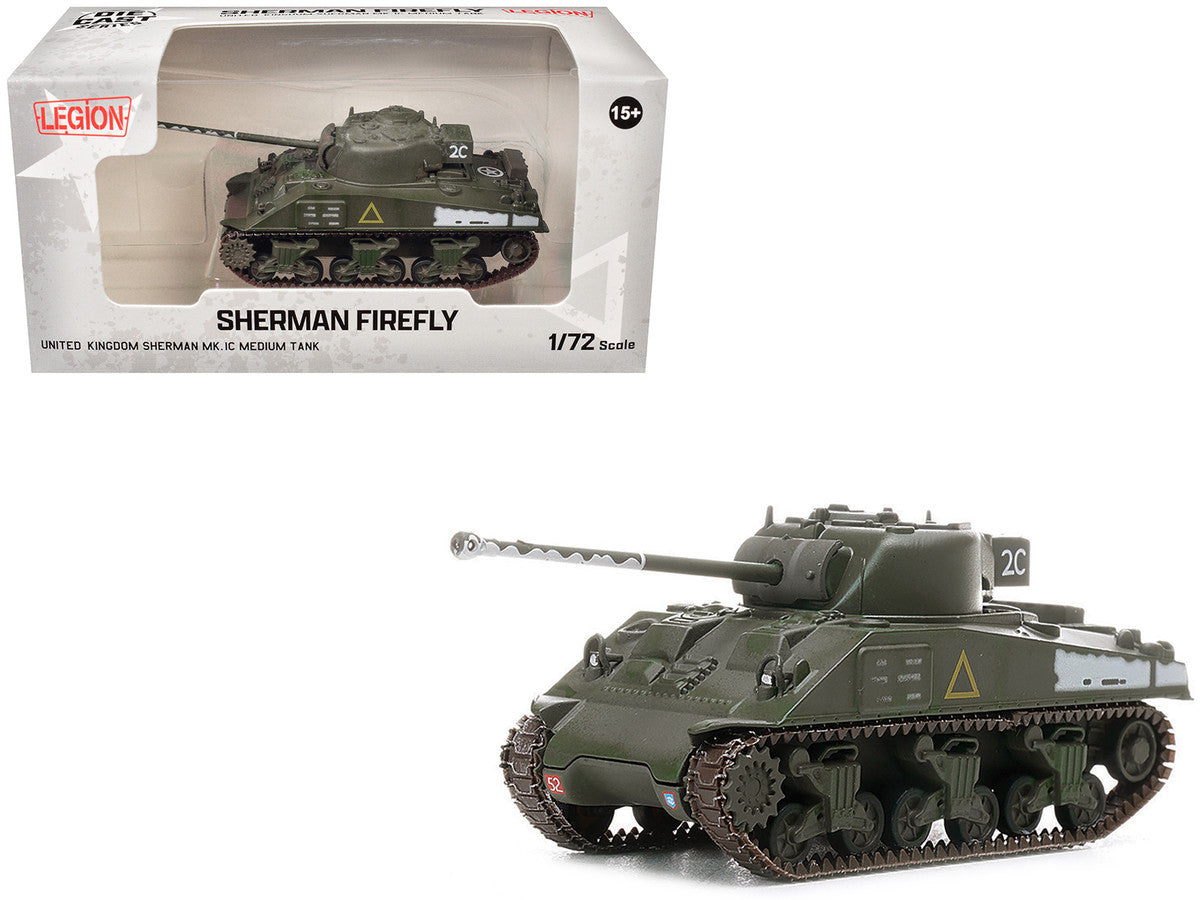 Sherman Firefly Mk.IC Medium Tank "A Squadron Coldstream Guards 5th Guards Armoured Brigade Germany" (1945) British Army 1/72 Diecast Model by Legion-4