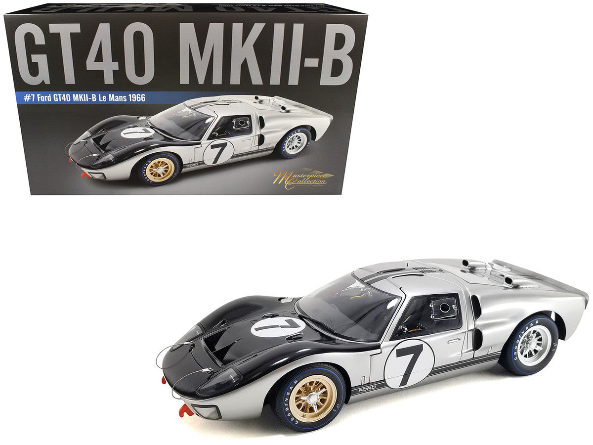 Ford GT40 MKII-B #7 Graham Hill - Brian Muir "Alan Mann Racing" "24 Hours of Le Mans" (1966) "Masterpiece Collection" 1/12 Diecast Model Car by ACME-4