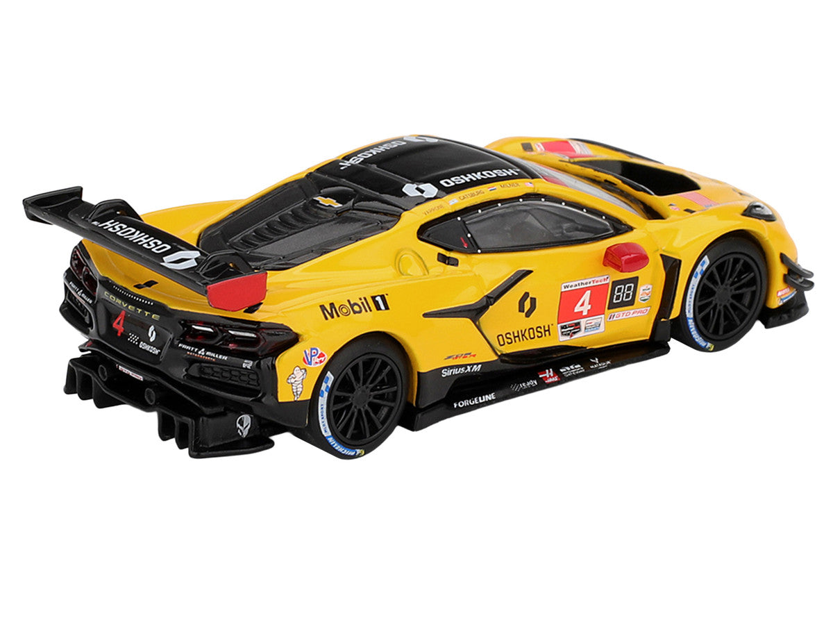Chevrolet Corvette Z06 GT3.R #4 Nicky Catsburg - Tommy Milner - Nicolas Varrone "Corvette Racing by Pratt Miller Motorsports" IMSA "24 Hours of Daytona" (2025) Limited Edition 1/64 Diecast Model Car by Mini GT-3