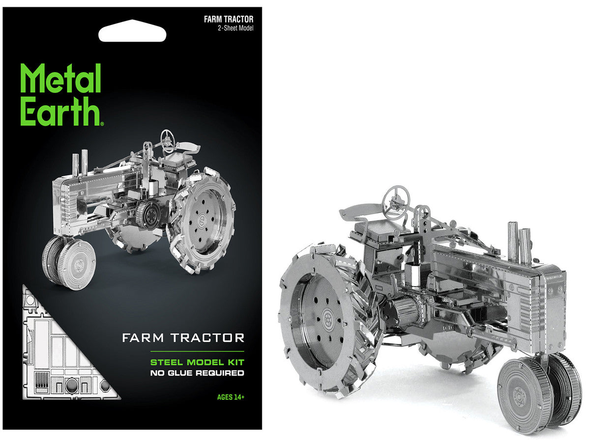 Model Kit Farm Tractor (Challenging Difficulty) Steel Model by Metal Earth-4