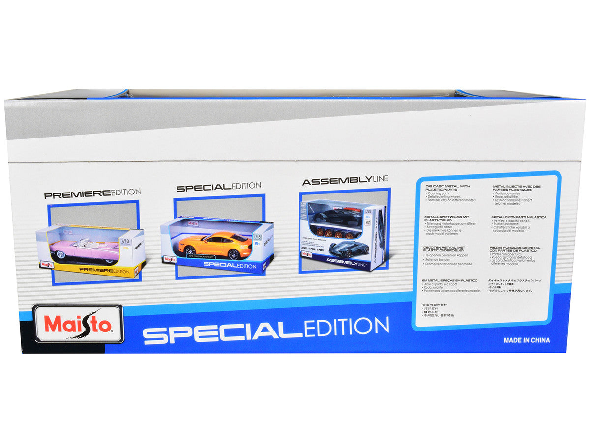 2021 Chevrolet Tahoe Red Metallic with Sunroof 1/24 Diecast Model Car by Maisto-2