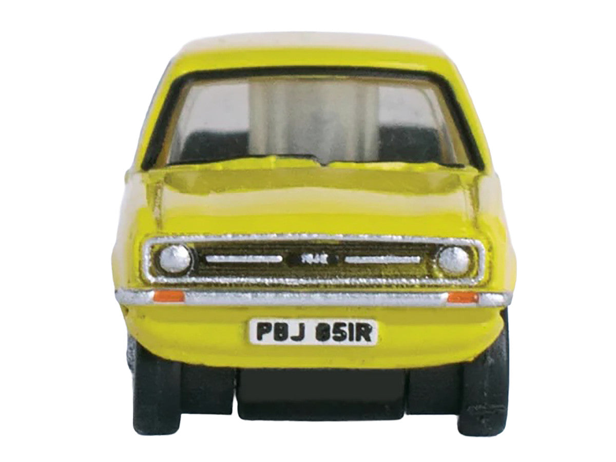 Ford Escort Mk2 RHD (Right Hand Drive) Signal Yellow 1/148 (N) Scale Diecast Model Car by Oxford Diecast-3