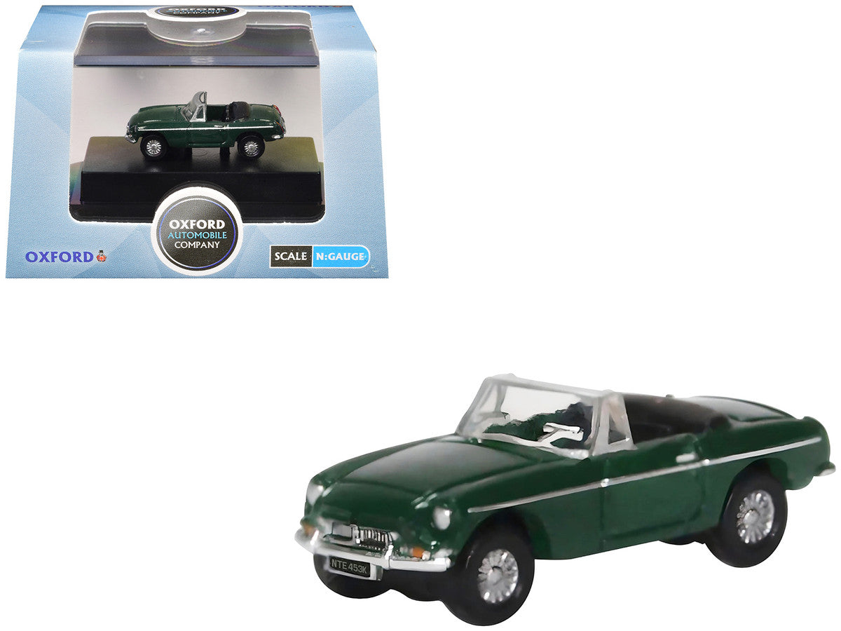 MG MGB Roadster RHD (Right Hand Drive) British Racing Green 1/148 (N) Scale Diecast Model Car by Oxford Diecast-3