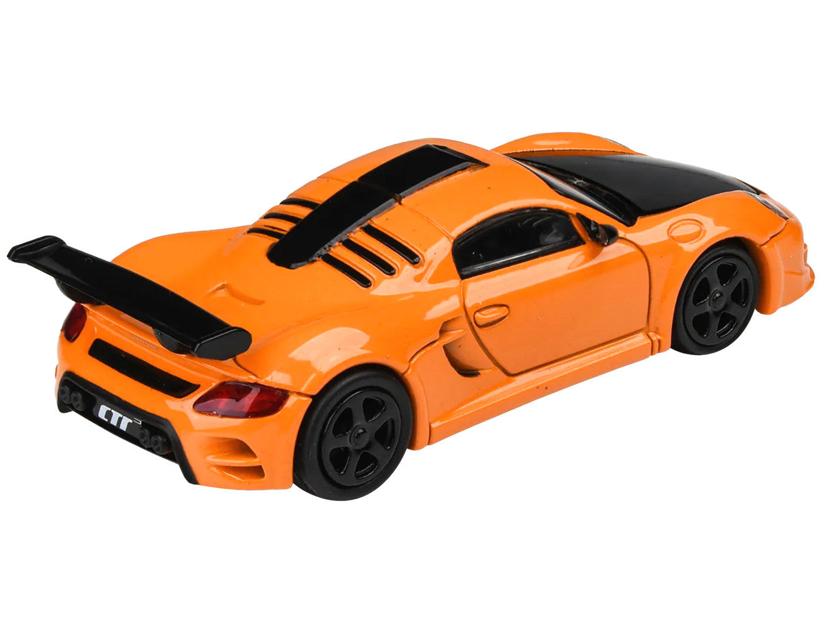 2012 RUF CTR3 Clubsport Orange with Black Hood 1/64 Diecast Model Car by Paragon Models-3